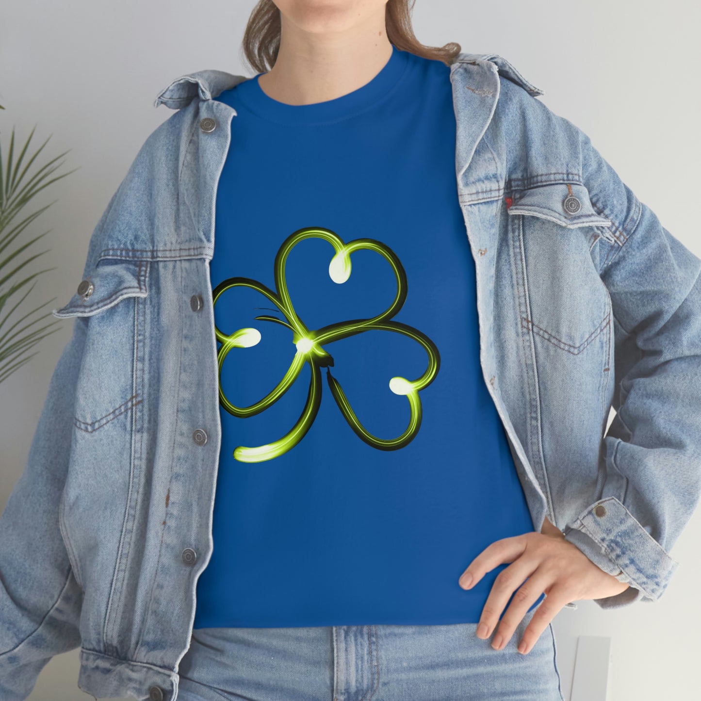 Simple Shamrock Unisex Cotton T-shirt