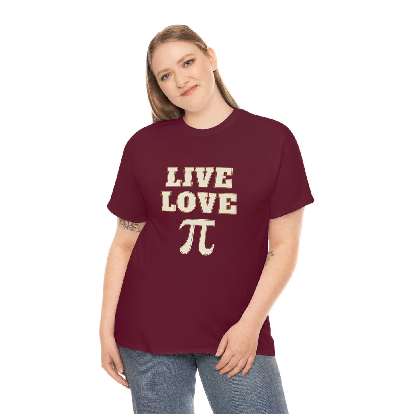 Live Love Pi Unisex Cotton T-shirt