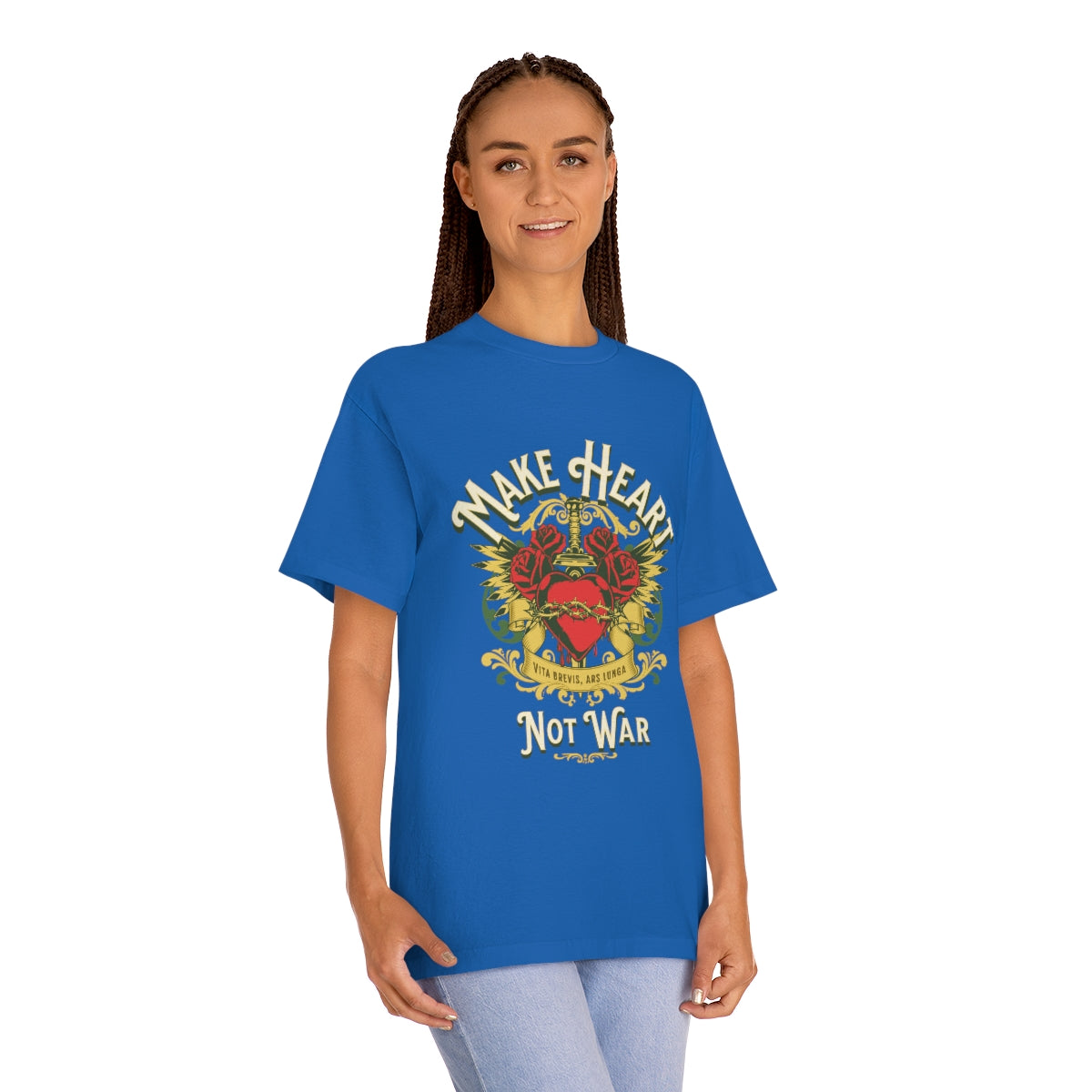 Make Heart Not War Unisex Classic Tee