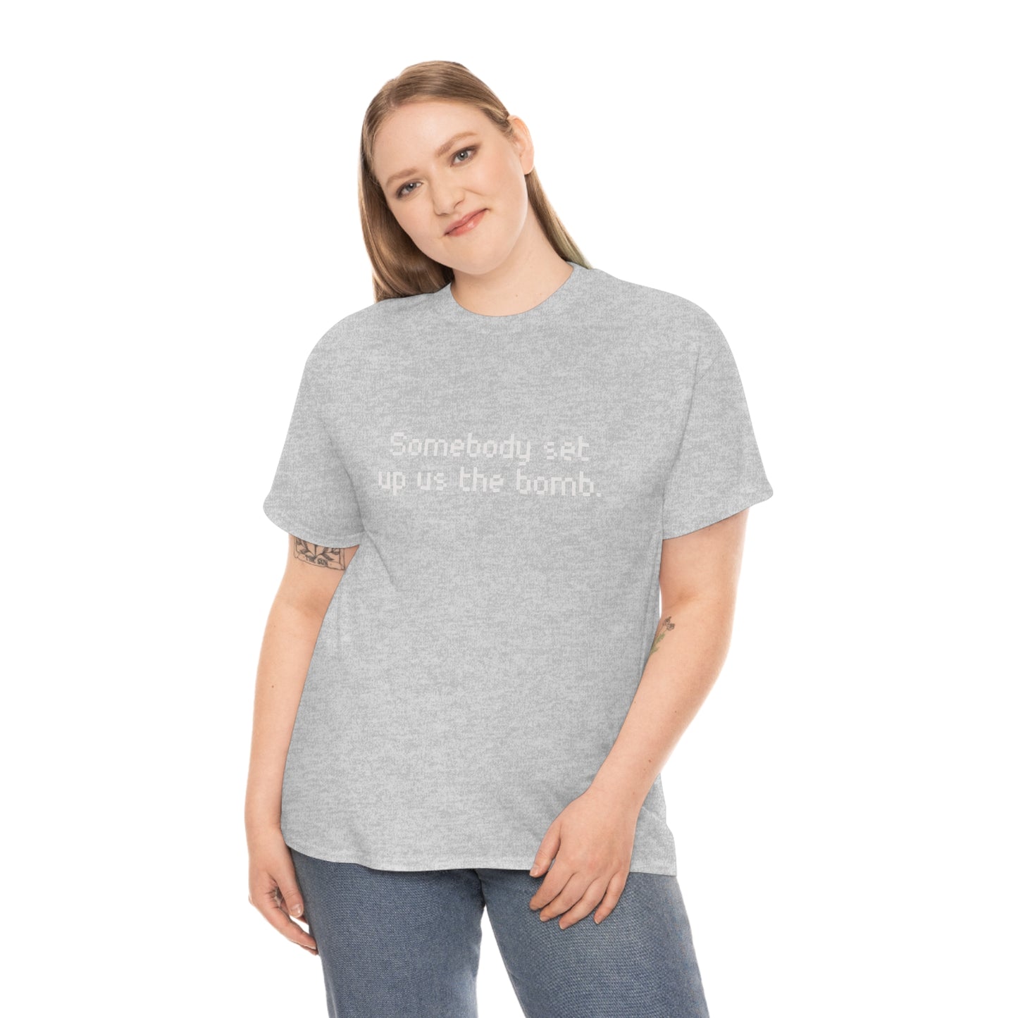 Set Up Us the Bomb Unisex Cotton T-shirt