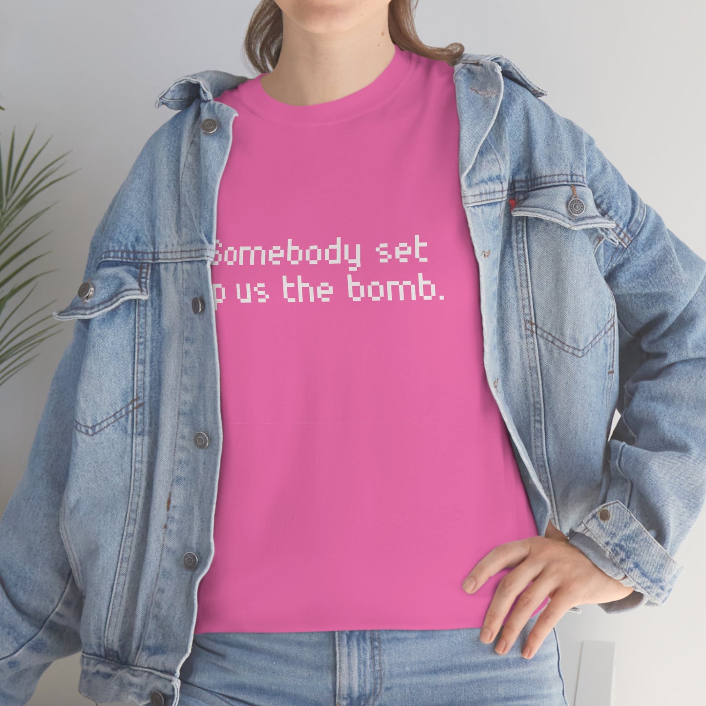 Set Up Us the Bomb Unisex Cotton T-shirt