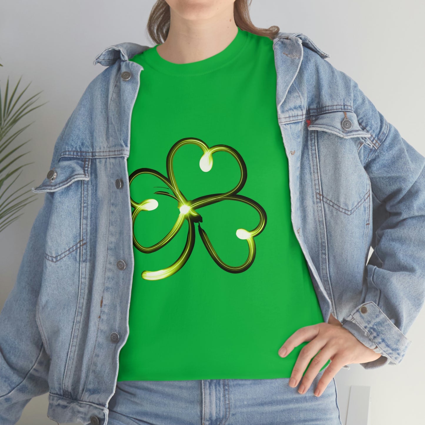 Simple Shamrock Unisex Cotton T-shirt