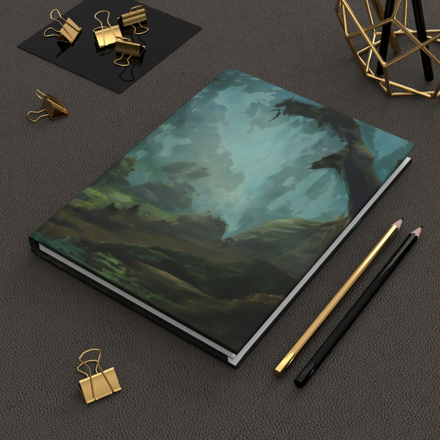 Mirky Forest Notebook Book Hardcover Journal Matte