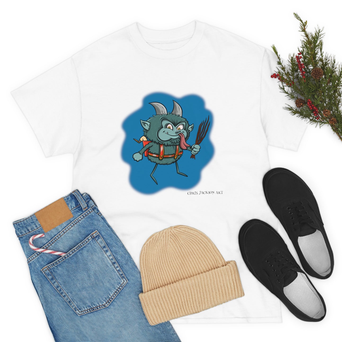 Chris Jackson KRAMPUS Unisex Cotton T-shirt