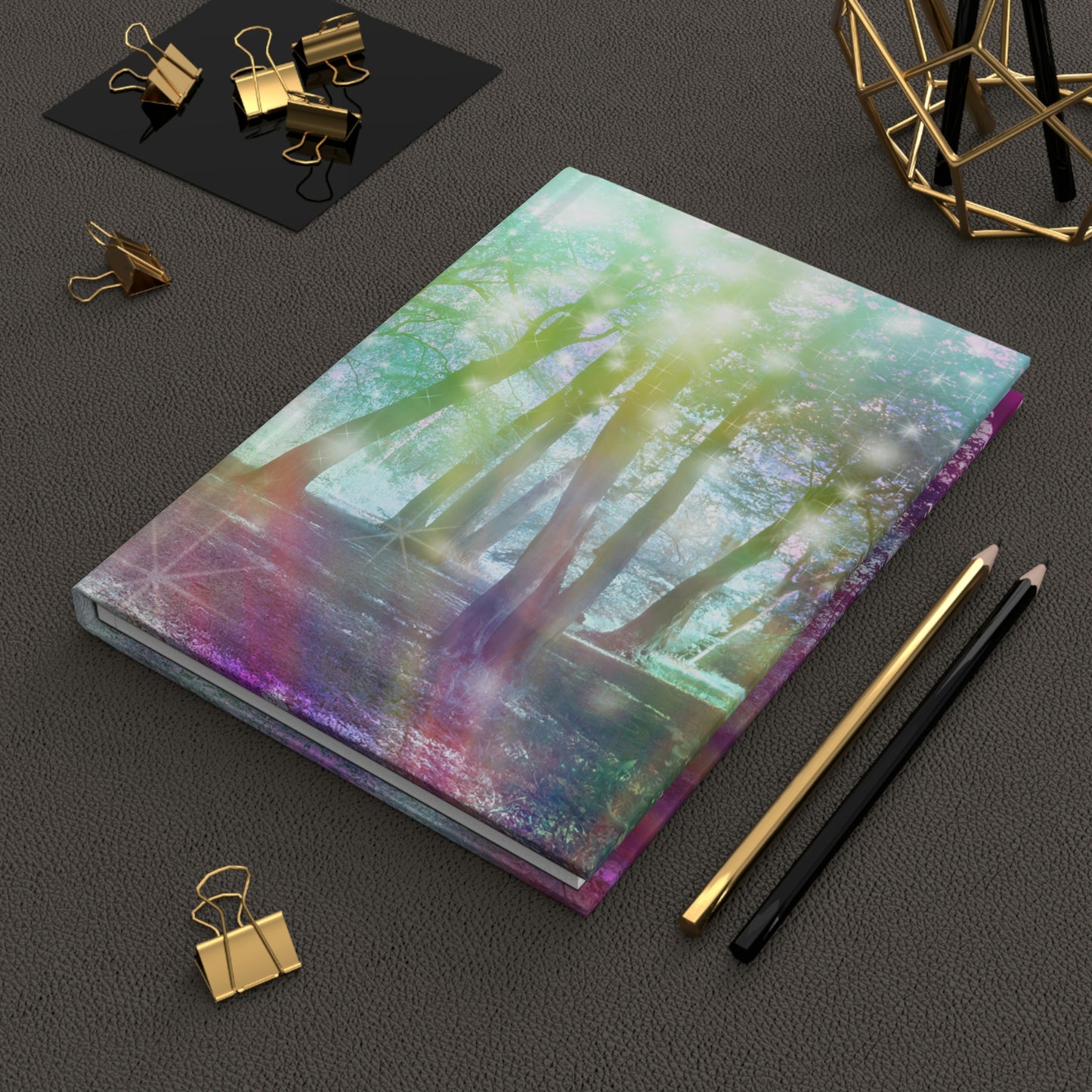Faerie Forest Notebook Book Hardcover Journal Matte