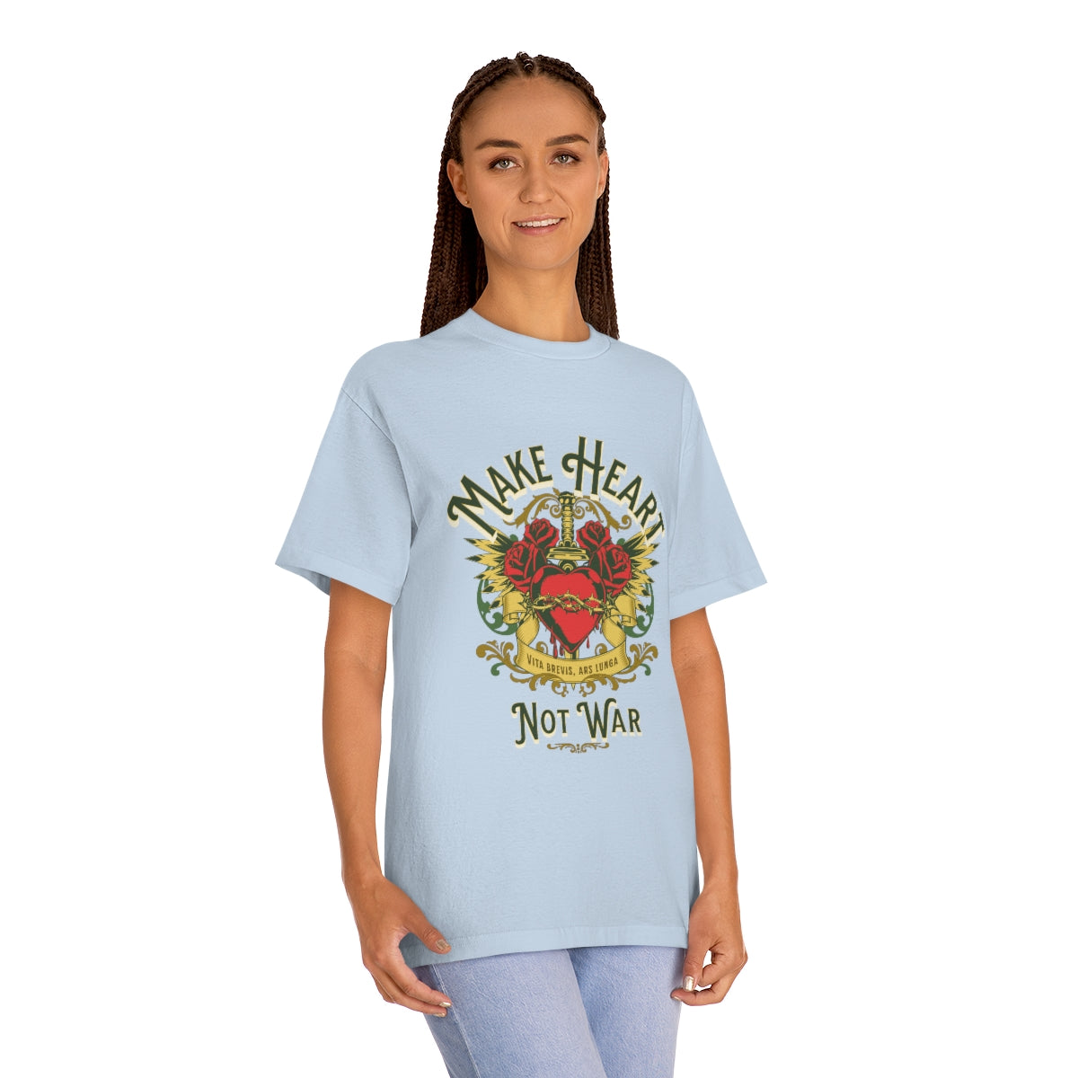Make Heart Not War Unisex Classic Tee