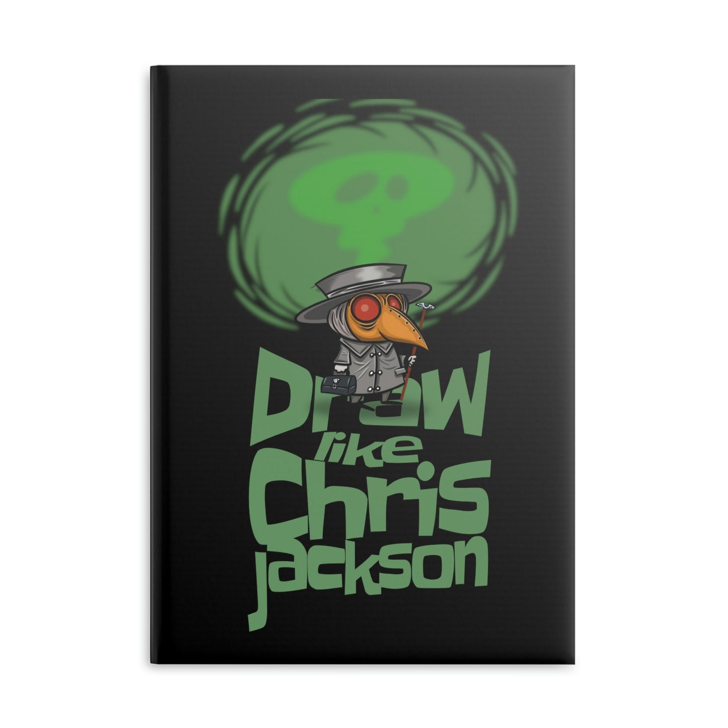 Draw Like Chris Jackson Hardcover Notebook with Puffy Covers