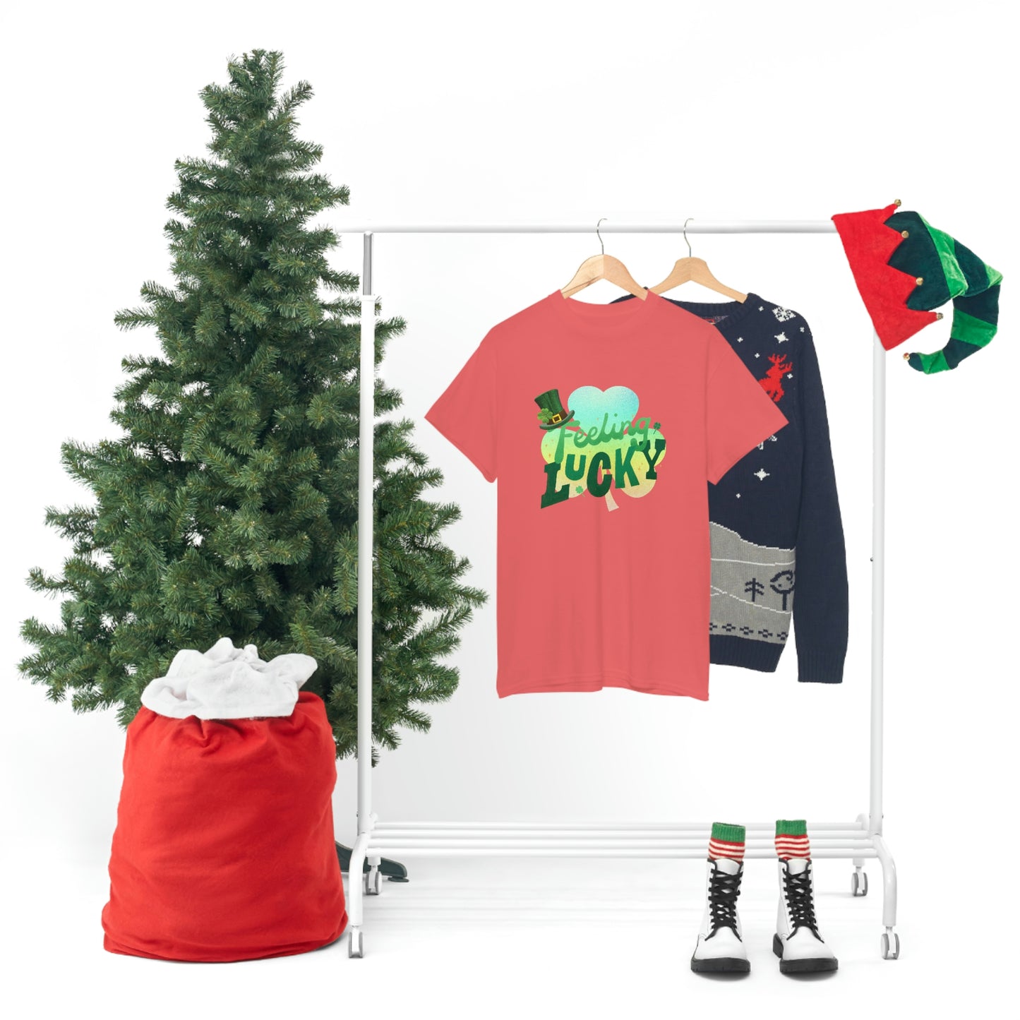 Feeling Lucky Unisex Cotton T-shirt