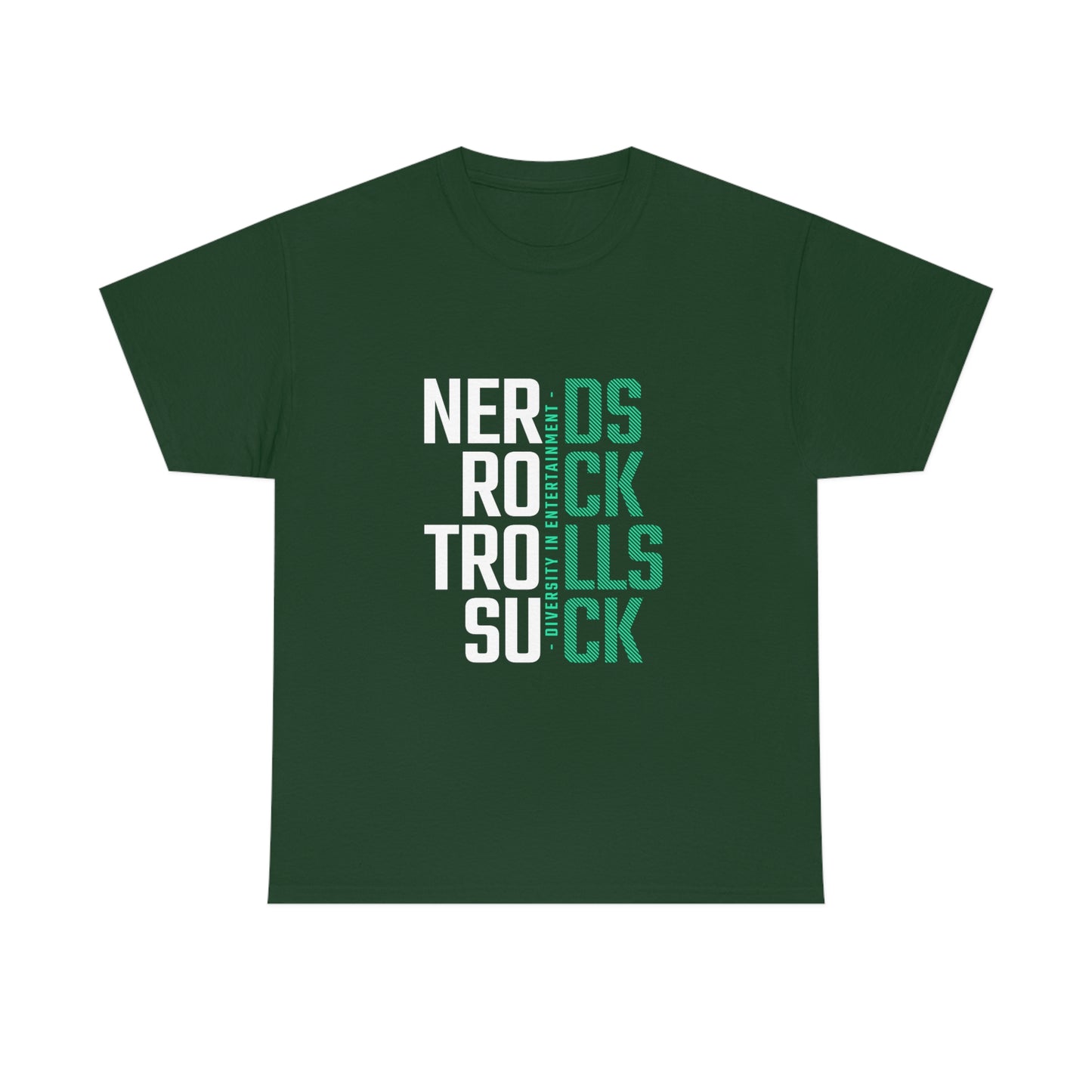 Nerds Rock Troll Suck Unisex Cotton T-shirt