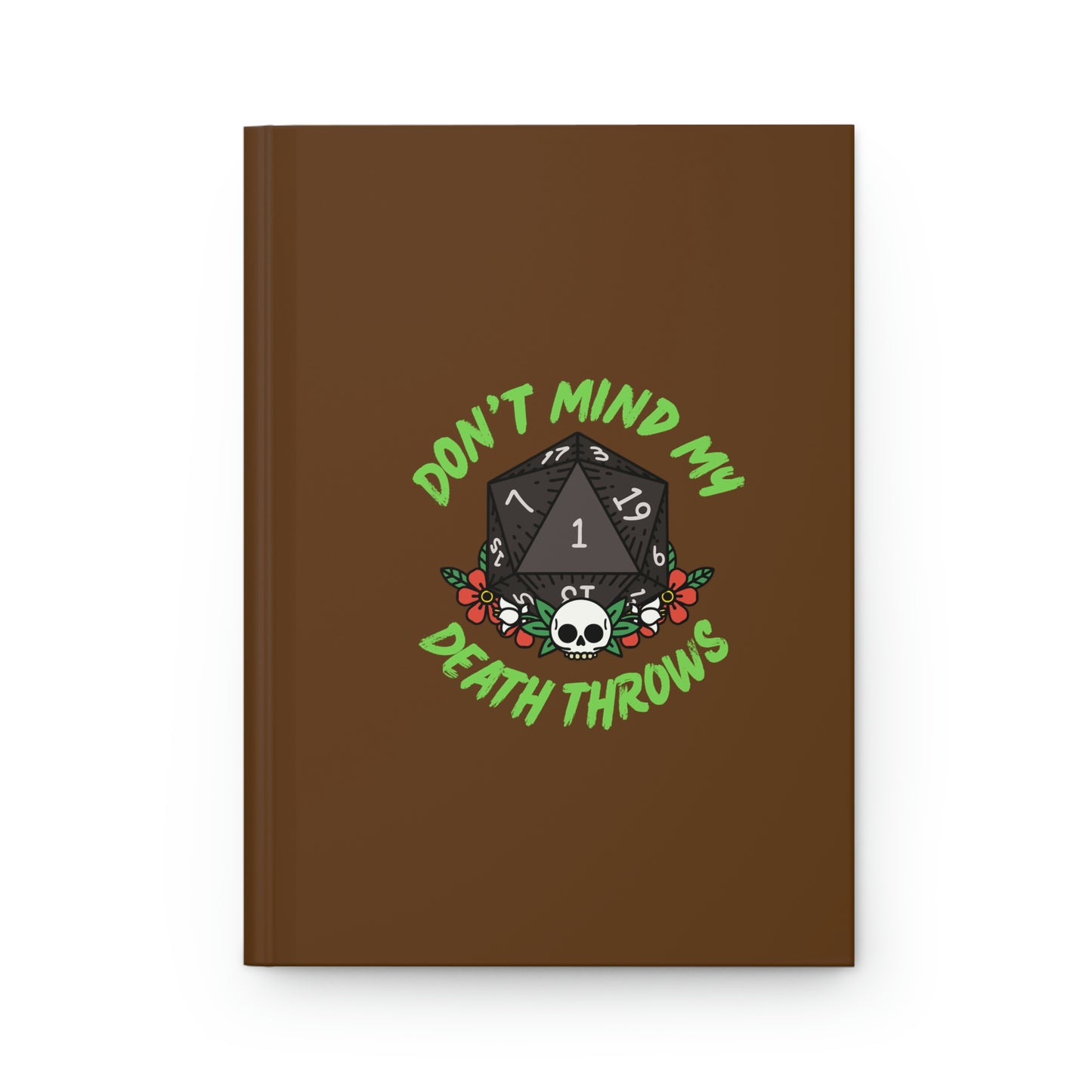 Death Throws Hardcover Journal Matte