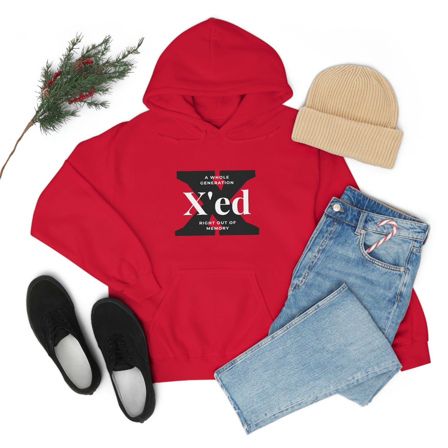 GenX X'ed Out Unisex Hooded Sweatshirt