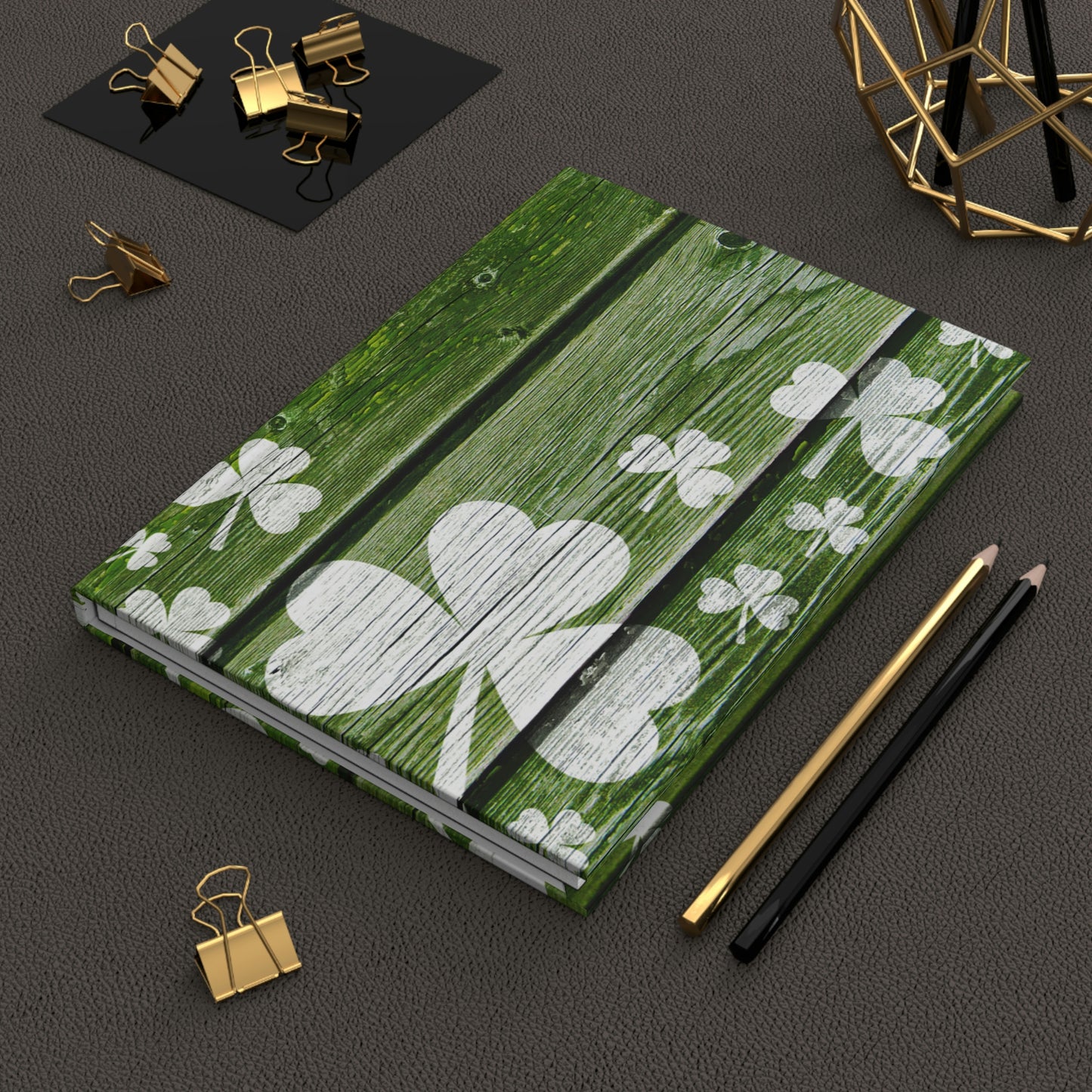 Green Glory Notebook Book Hardcover Journal Matte