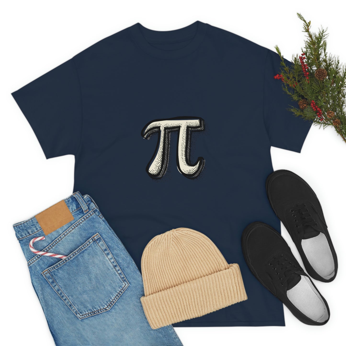 Sketchy Pi Unisex Cotton T-shirt
