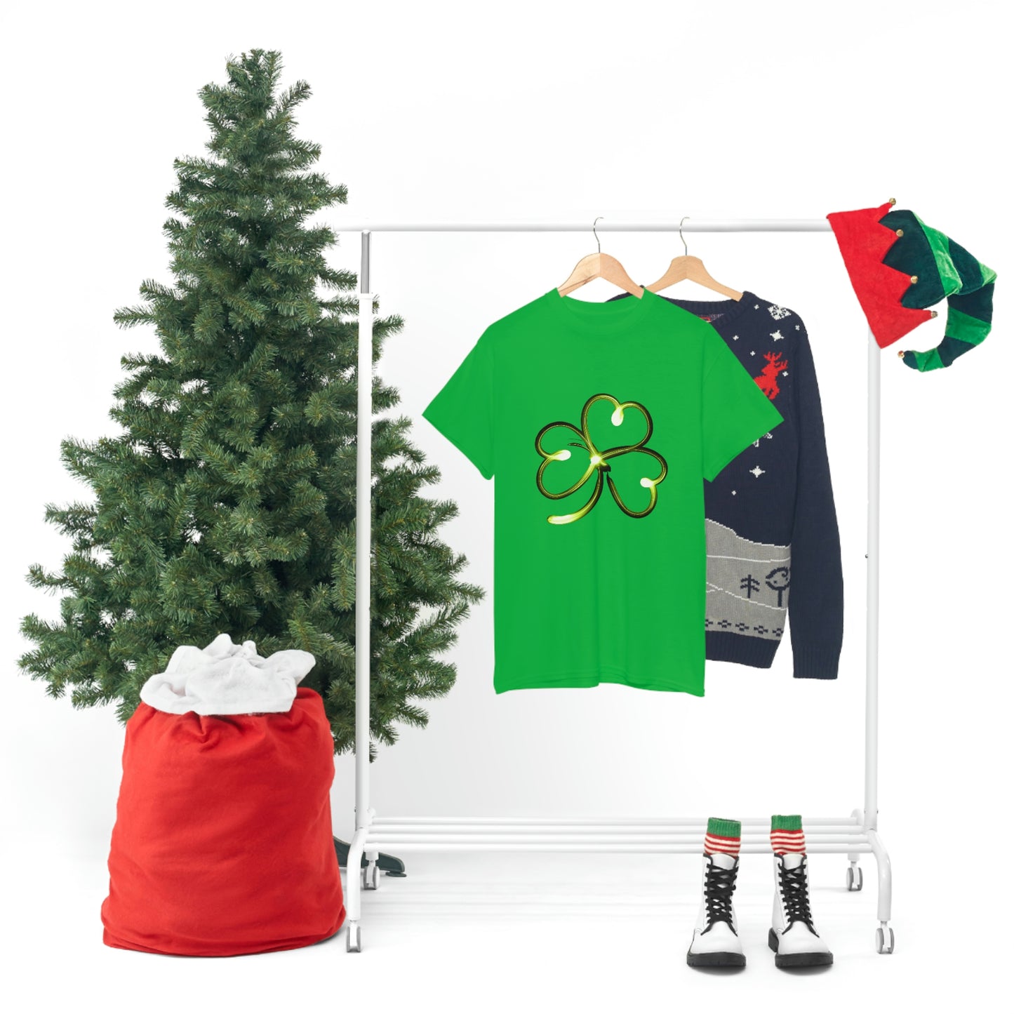 Simple Shamrock Unisex Cotton T-shirt