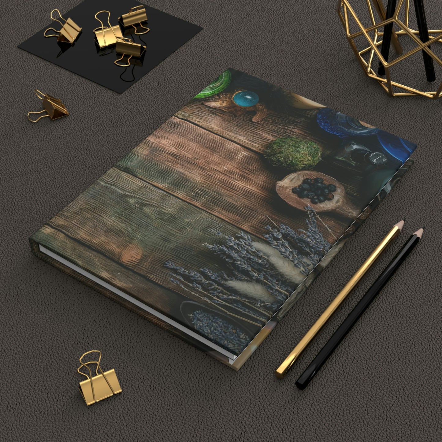Herbalist Notebook Book Hardcover Journal Matte