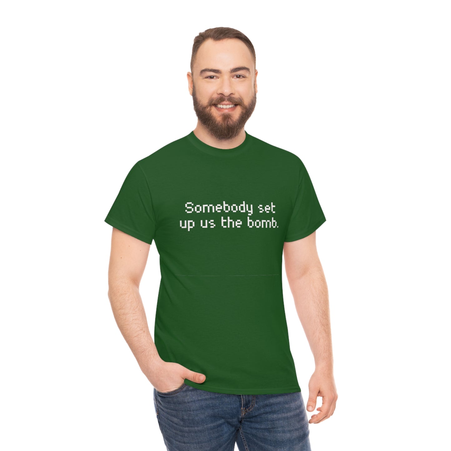 Set Up Us the Bomb Unisex Cotton T-shirt