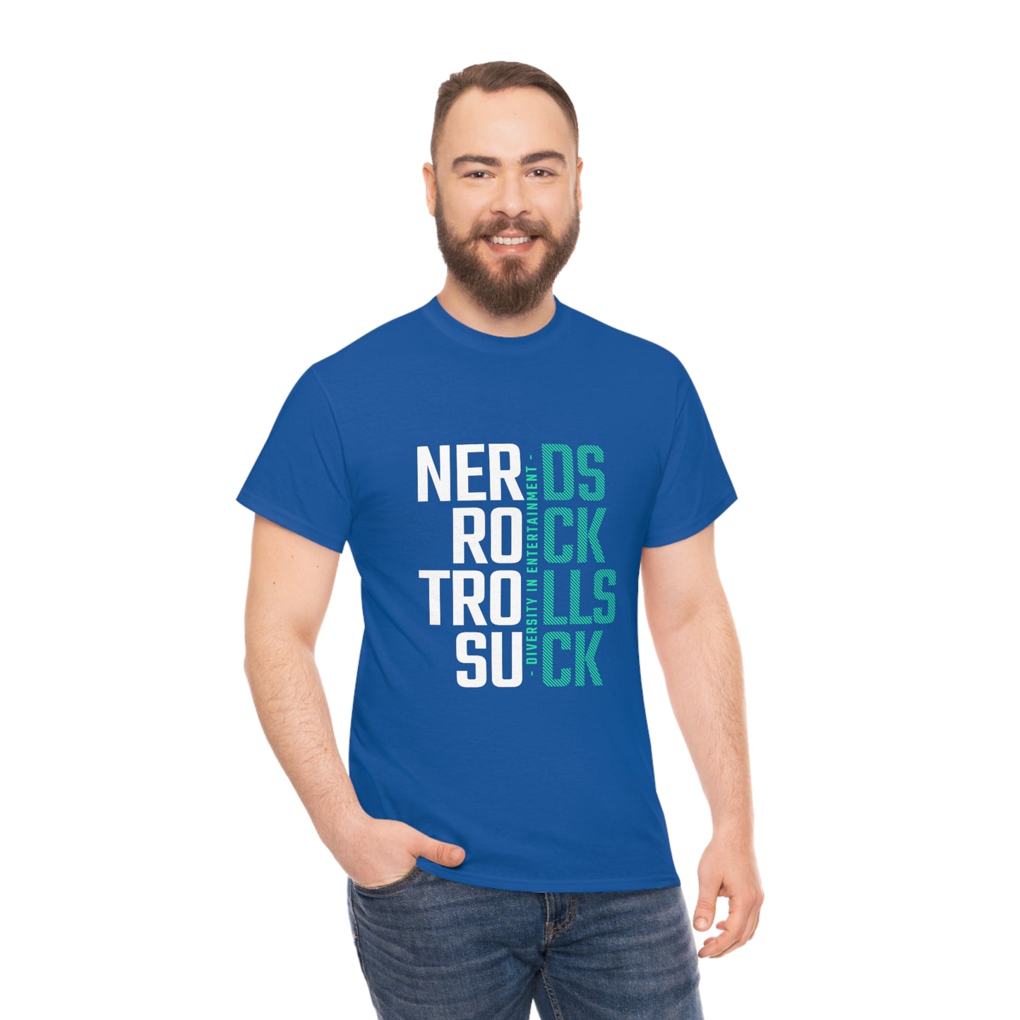 Nerds Rock Troll Suck Unisex Cotton T-shirt