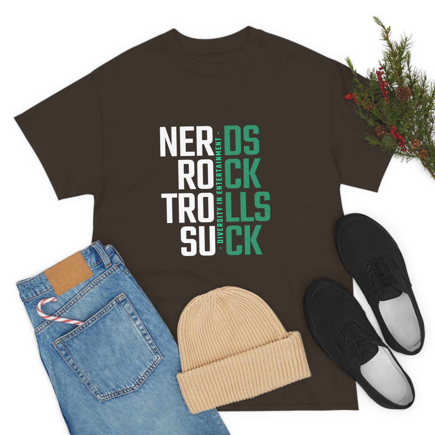 Nerds Rock Troll Suck Unisex Cotton T-shirt