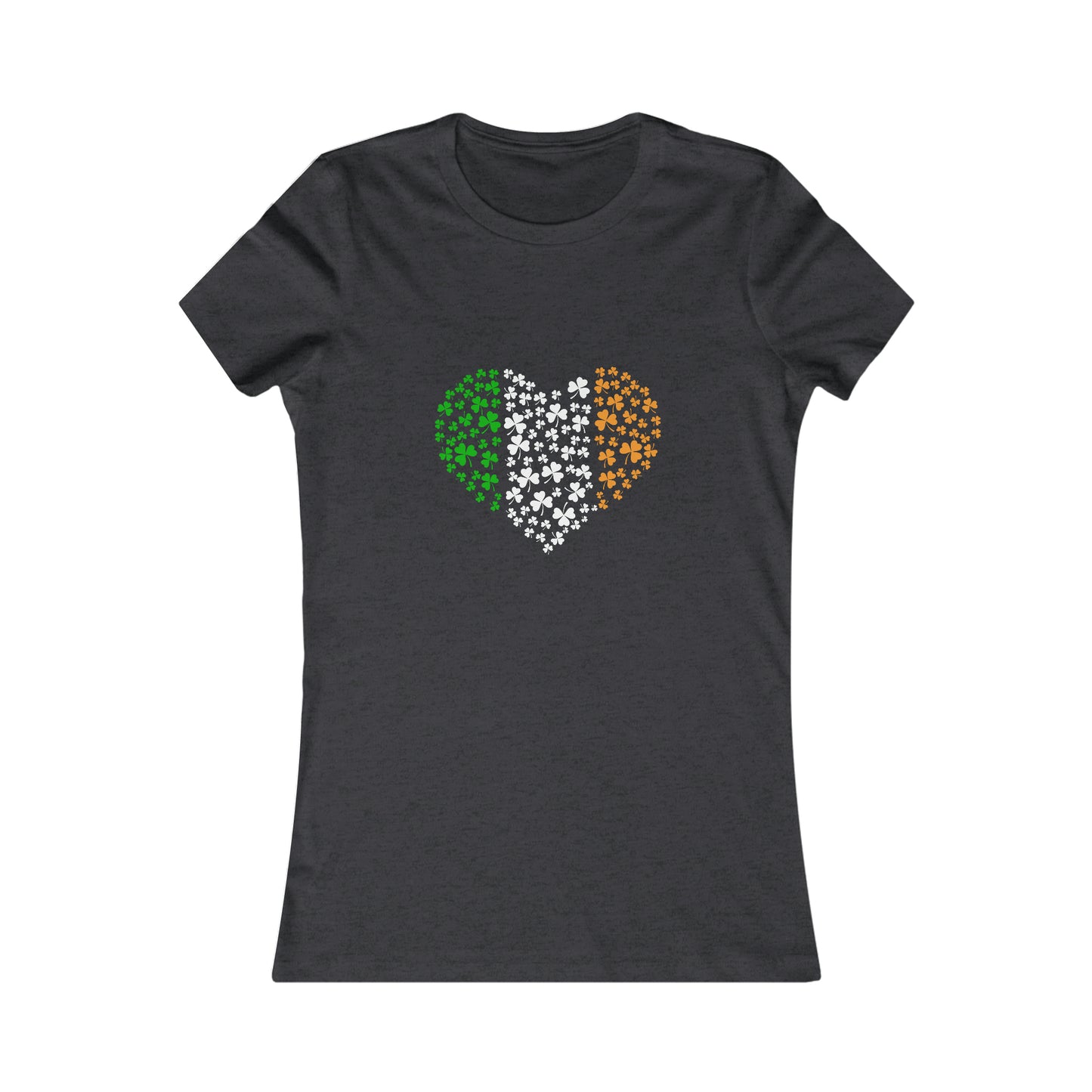 Irish Flag Hearts Women's Cotton Tee