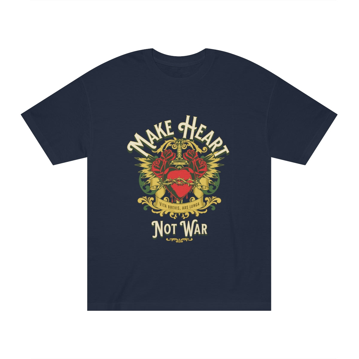 Make Heart Not War Unisex Classic Tee