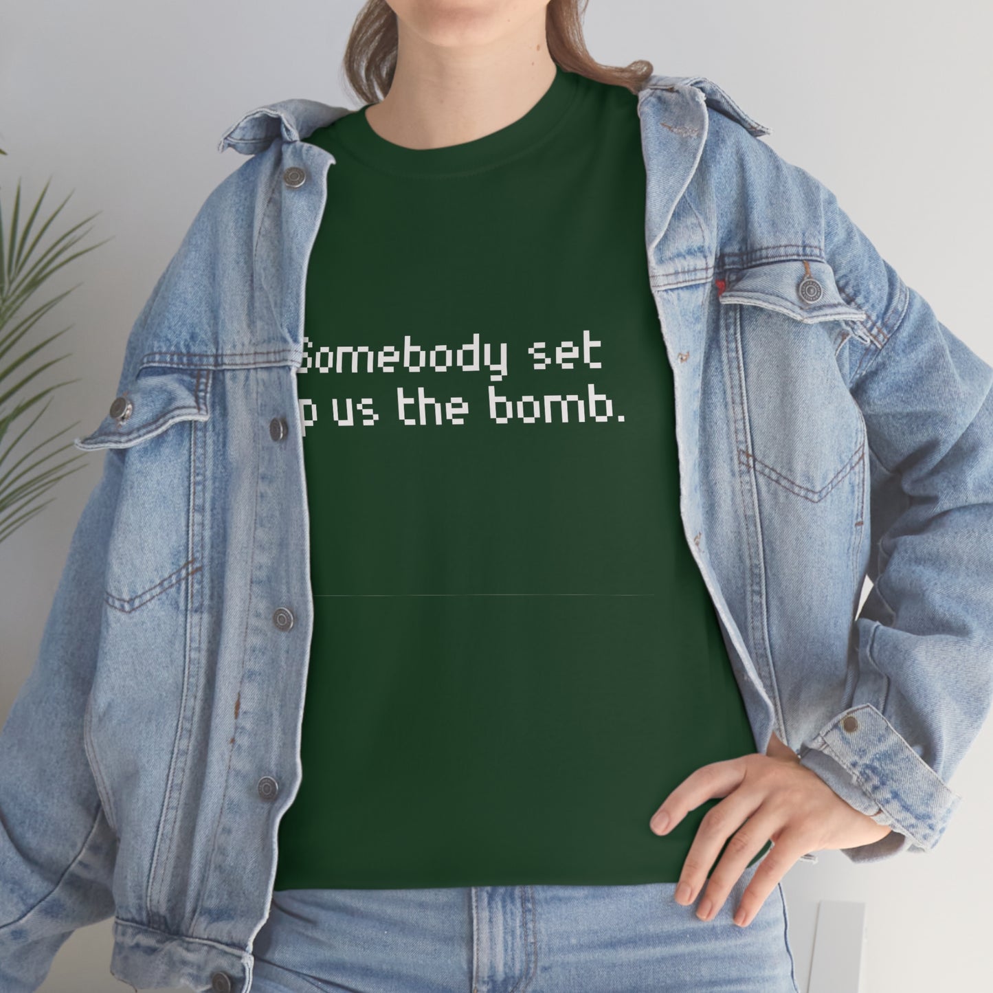 Set Up Us the Bomb Unisex Cotton T-shirt