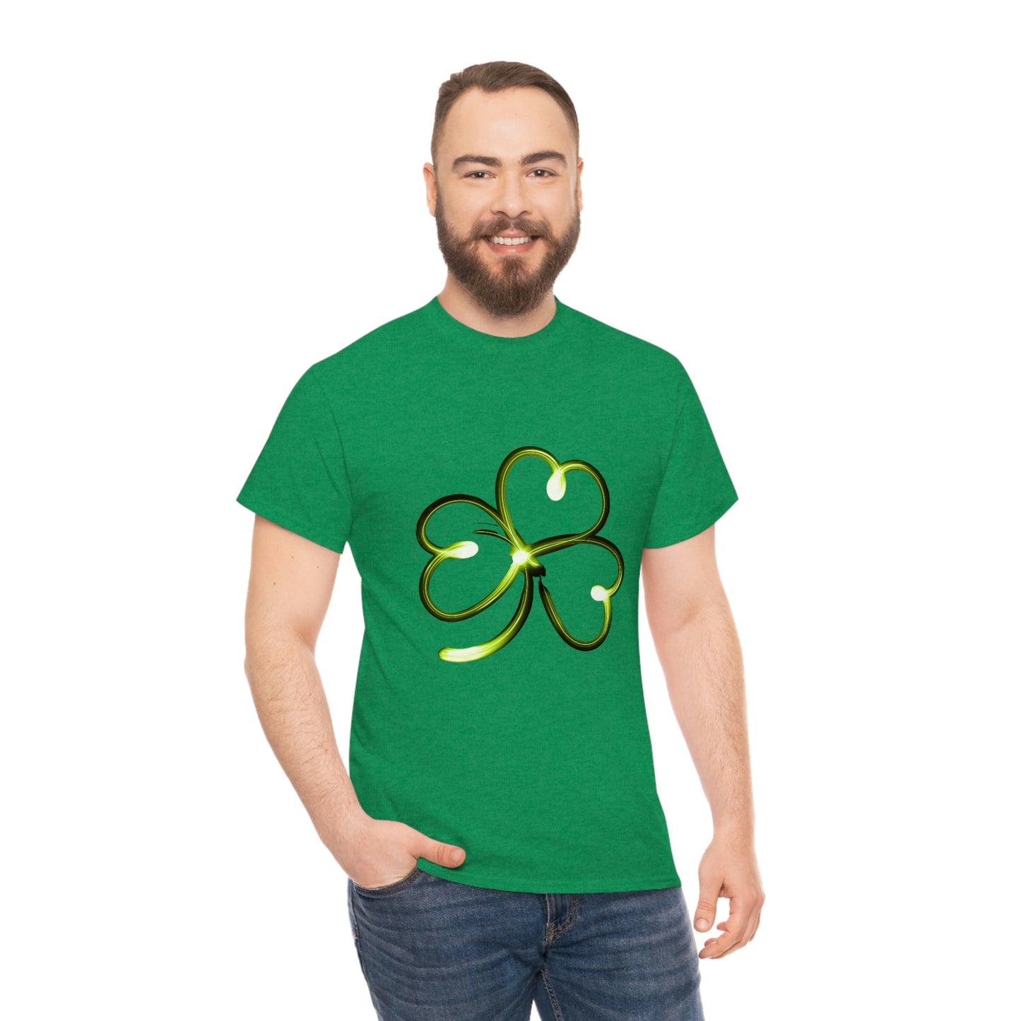 Simple Shamrock Unisex Cotton T-shirt