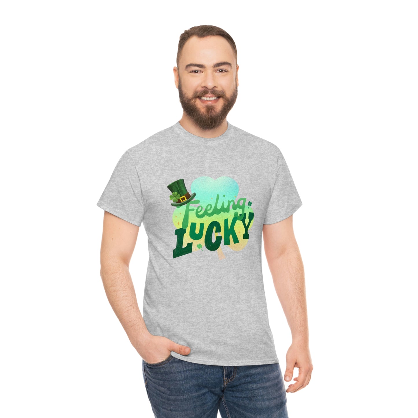 Feeling Lucky Unisex Cotton T-shirt