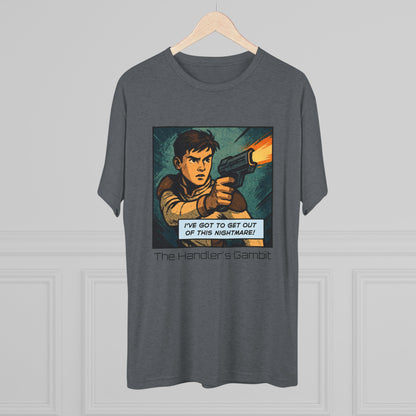 Nightmare Unisex Tri-Blend Crew Tee - Bold Graphic Shirt for Comic Fans