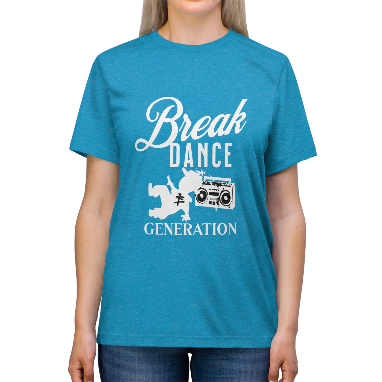 Break Dance Generation Unisex Triblend Tee - Cool and Comfortable Streetwear for Dance Lovers