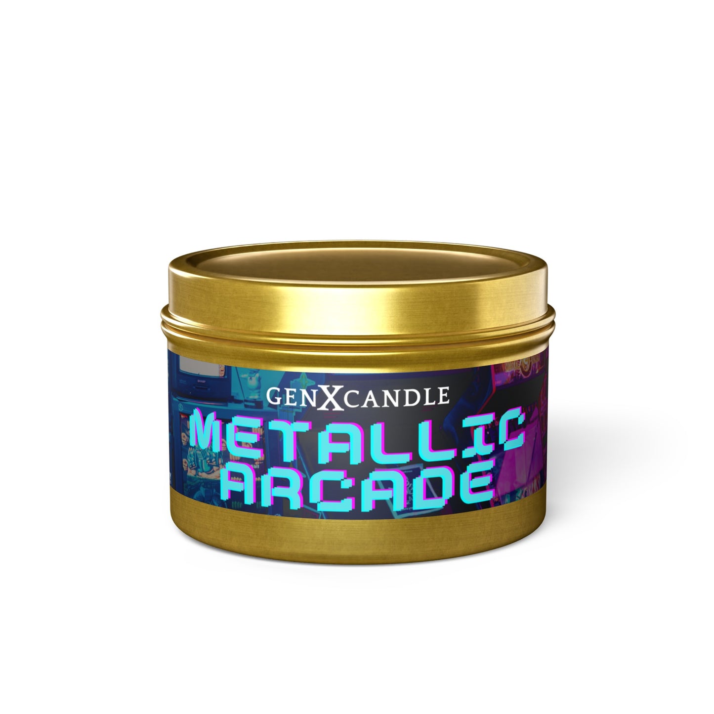 Metallic Arcade Scent - Tin Candles