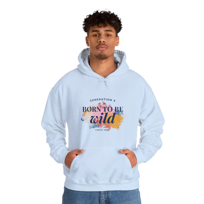 GenX Born to be Wild Unisex Hooded Sweatshirt (Light)