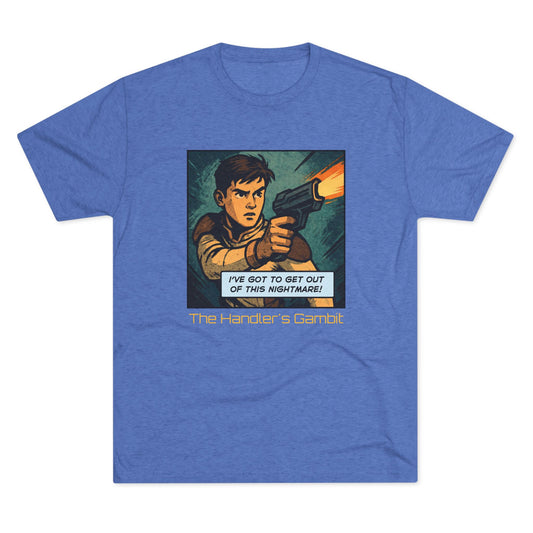 Nightmare Unisex Tri-Blend Crew Tee - Bold Graphic Shirt for Comic Fans