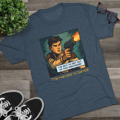 Nightmare Unisex Tri-Blend Crew Tee - Bold Graphic Shirt for Comic Fans