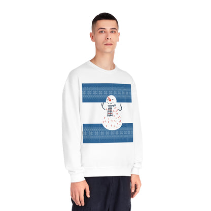 Happy Snowman Unisex NuBlend® Crewneck Sweatshirt