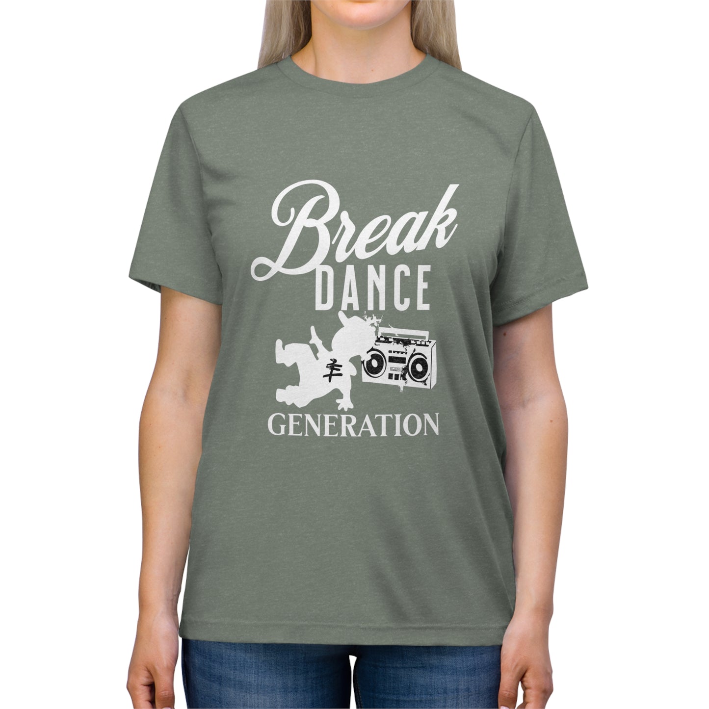 Break Dance Generation Unisex Triblend Tee - Cool and Comfortable Streetwear for Dance Lovers