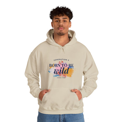 GenX Born to be Wild Unisex Hooded Sweatshirt (Light)