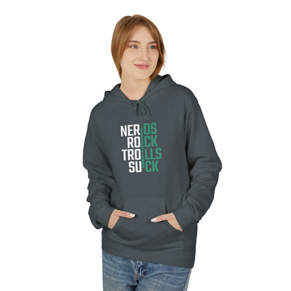 Nerds Rock, Trolls Suck Unisex Hoodie