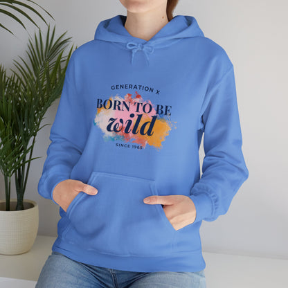 GenX Born to be Wild Unisex Hooded Sweatshirt (Light)