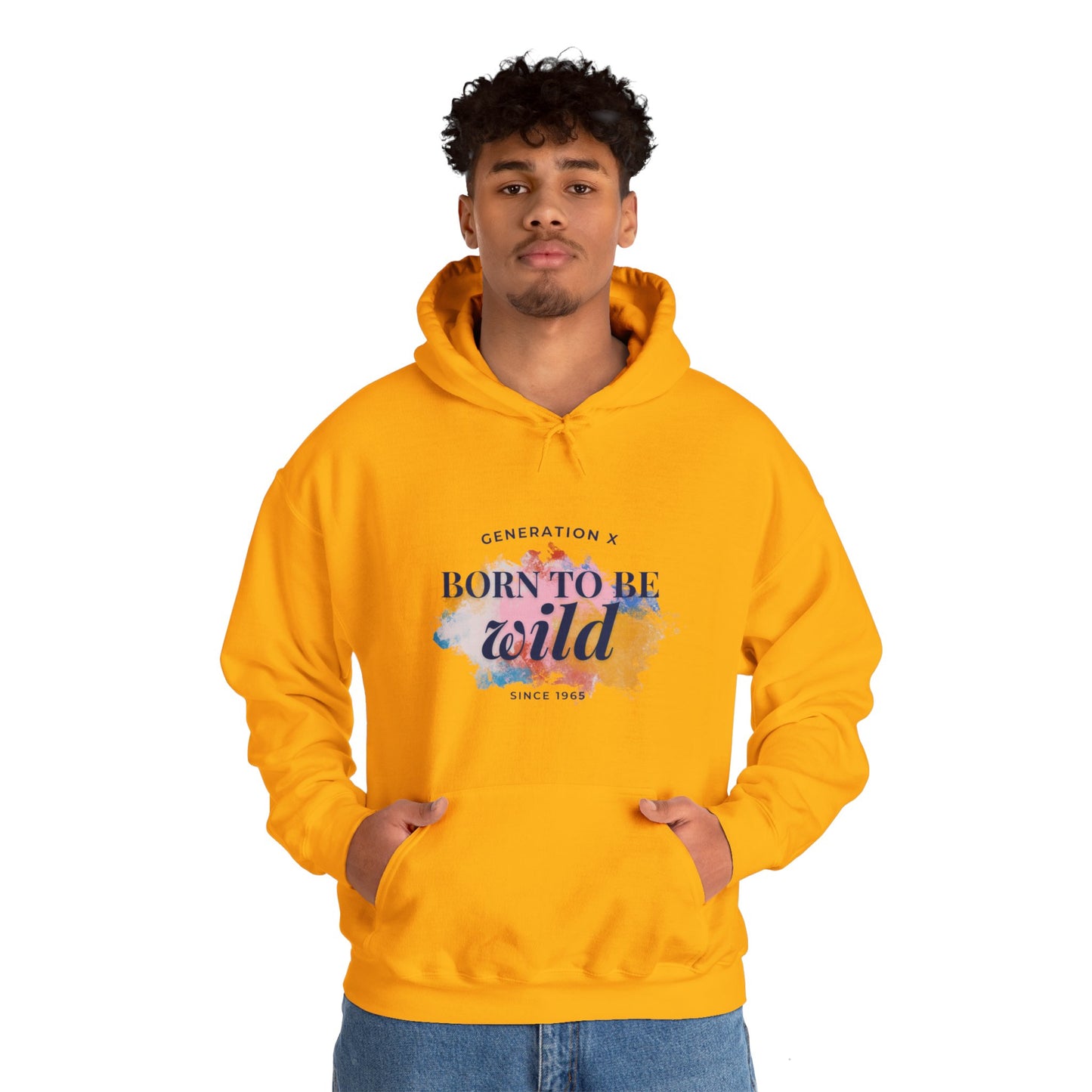 GenX Born to be Wild Unisex Hooded Sweatshirt (Light)