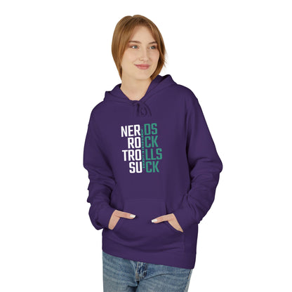 Nerds Rock, Trolls Suck Unisex Hoodie