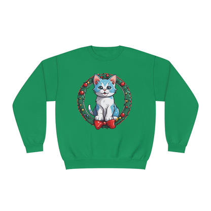 Kitty Wreath Unisex NuBlend® Crewneck Sweatshirt
