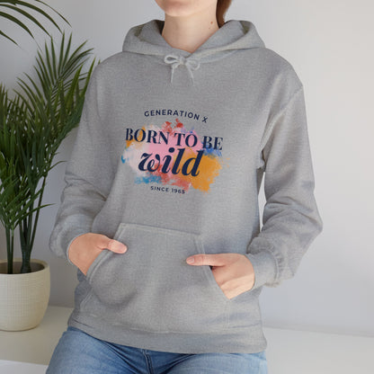 GenX Born to be Wild Unisex Hooded Sweatshirt (Light)