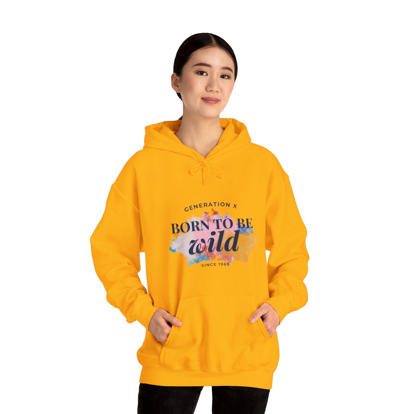 GenX Born to be Wild Unisex Hooded Sweatshirt (Light)