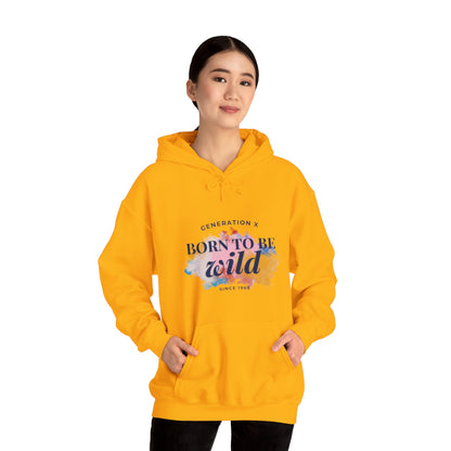 GenX Born to be Wild Unisex Hooded Sweatshirt (Light)