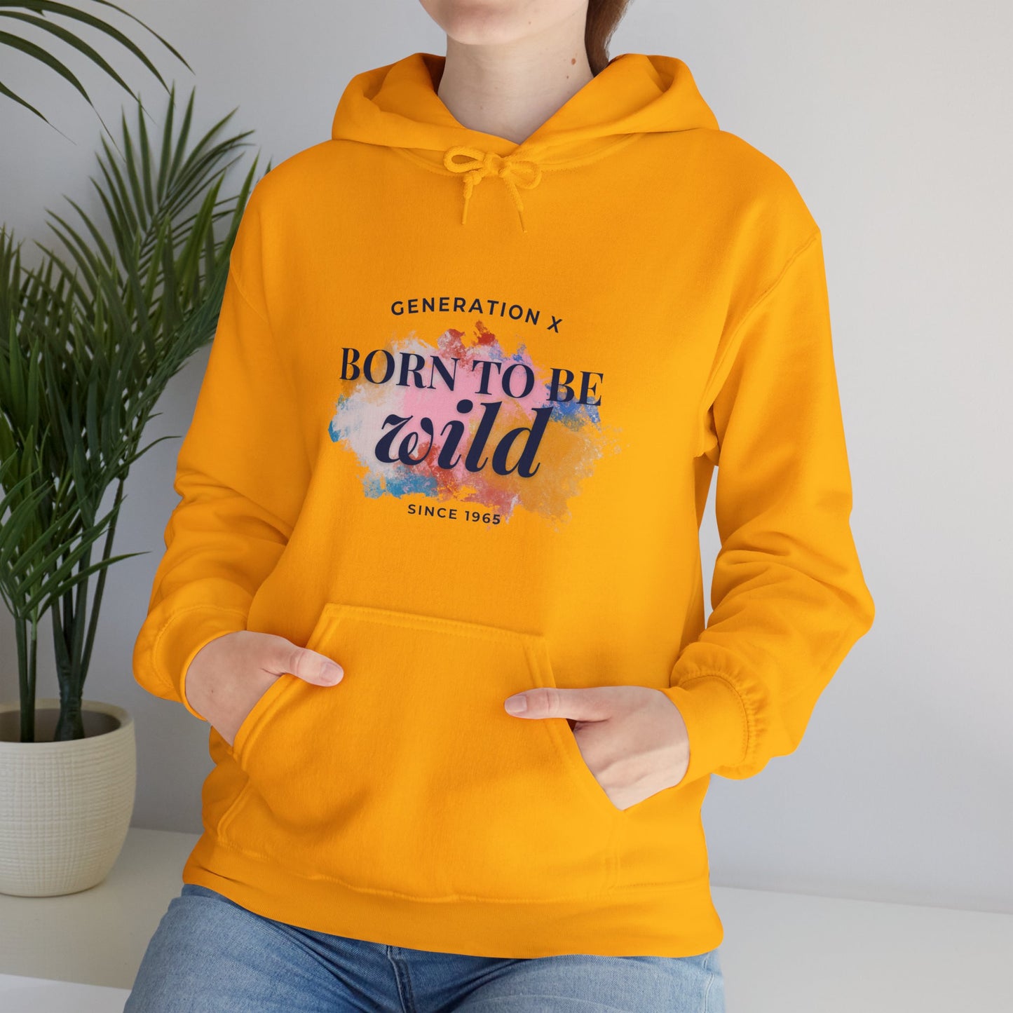 GenX Born to be Wild Unisex Hooded Sweatshirt (Light)