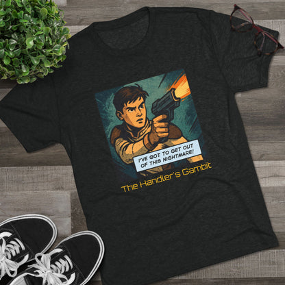 Nightmare Unisex Tri-Blend Crew Tee - Bold Graphic Shirt for Comic Fans