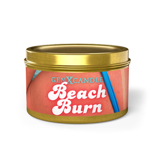 Beach Burn Scent - Tin Candles