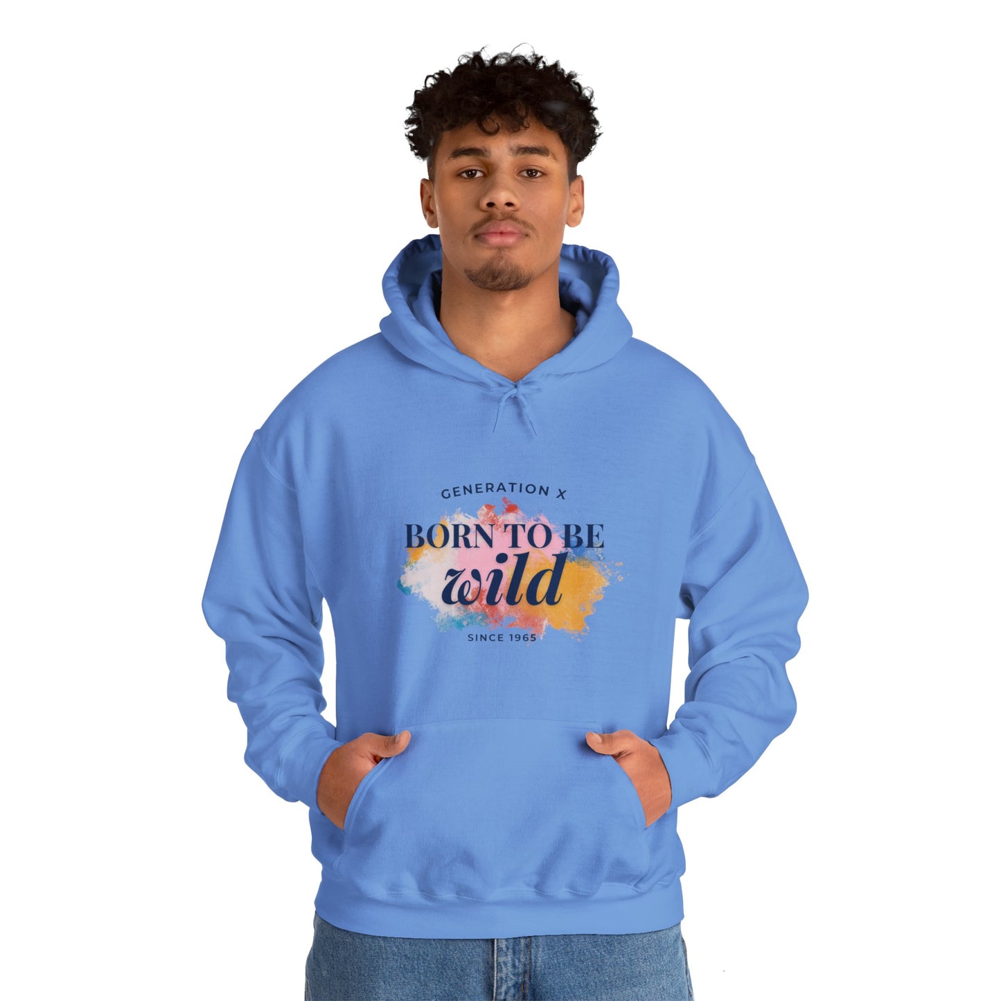 GenX Born to be Wild Unisex Hooded Sweatshirt (Light)