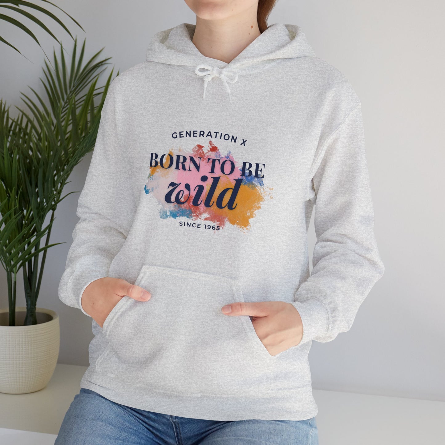 GenX Born to be Wild Unisex Hooded Sweatshirt (Light)