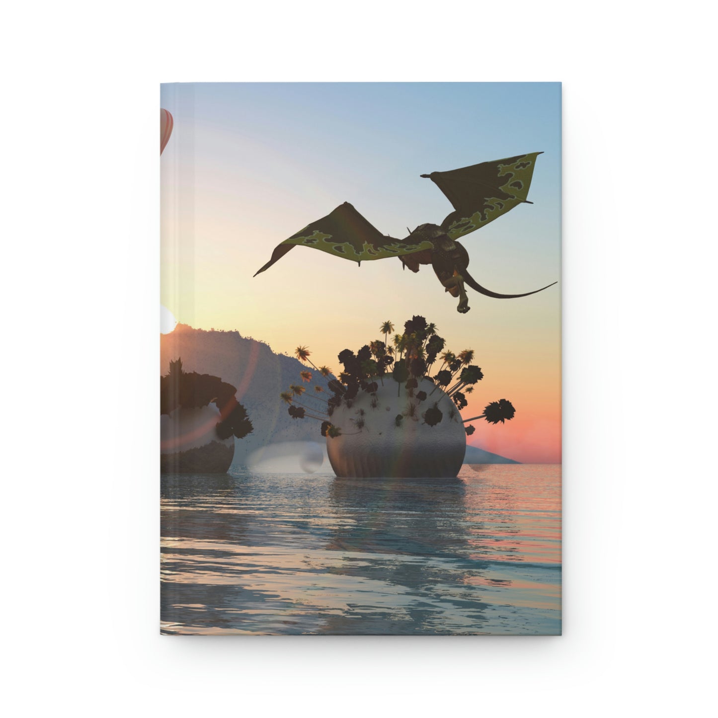Dragon Flight Notebook Book Hardcover Journal Matte